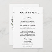 Klassiek Aanpasbaar Breed Diner Menu (Voorkant / Achterkant)