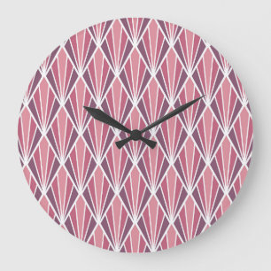 Klassiek abstract, geometrisch, stijlvol naadloos  grote klok