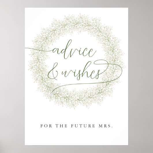 Klassiek advies en wensen over Vrijgezellenfeest m Poster (Voorkant)