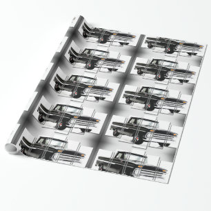 Klassiek afbeelding van auto's voor glanzend papie cadeaupapier