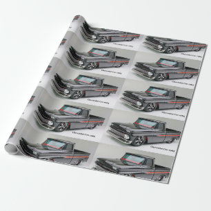 Klassiek afbeelding van auto's voor matte-wrapping cadeaupapier