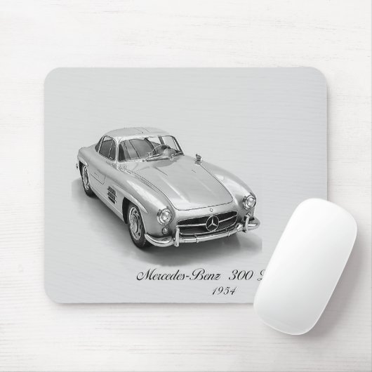Klassiek afbeelding van de auto voor Mousepad Muismat (Met muis)