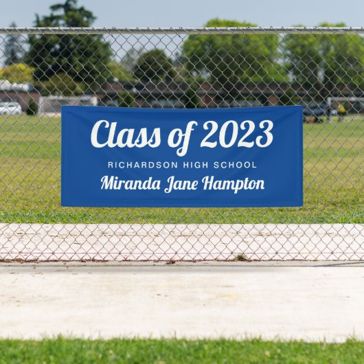 Klassiek Afstuderen voor aangepaste kleuren Spandoek (Insitu)