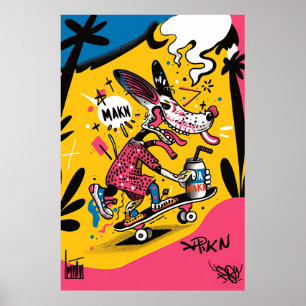 Klassiek Amerikaans Tattoo Design Poster