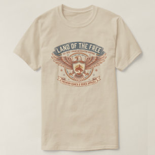 Klassiek Amerikaanse Western Erfenis Land van de V T-shirt