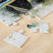 Klassiek Antiek auto schilderij | Koel Legpuzzel (Zijkant)