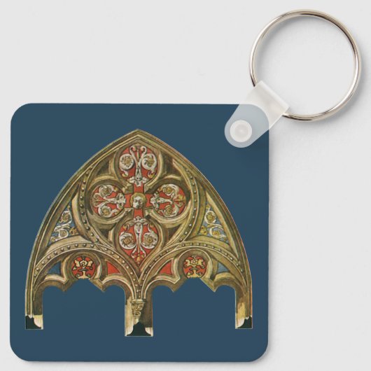 Klassiek Architecturaal Element, Decoratiebogen Sleutelhanger (Achterkant)