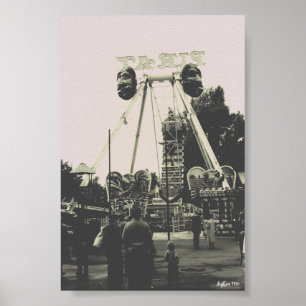 Klassiek Austria Wenen Prater pretpark Poster