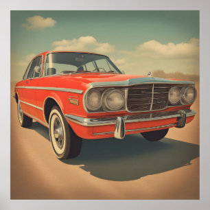 Klassiek auto poster