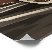 Klassiek auto poster (Hoek)