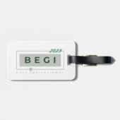 Klassiek Bagagelabel (Achterkant horizontaal)