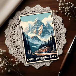 Klassiek Banff National Park Canada Reizen Briefkaart