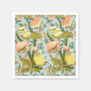 Klassiek Barok Bloemig Fruit Damast Textiel Servet