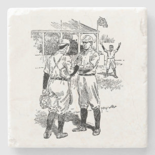 Klassiek baseball Stone Onderzetter
