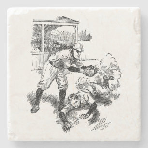 Klassiek baseball Stone Onderzetter