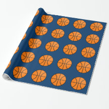 Klassiek Basketbal Sport Verjaardag Wrapping Papie