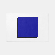 Klassiek Bauhaus Design Blauw Vierkant