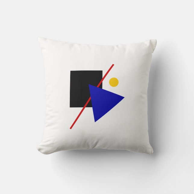 Klassiek Bauhaus geometrisch ontwerp Kussen (Voorkant)