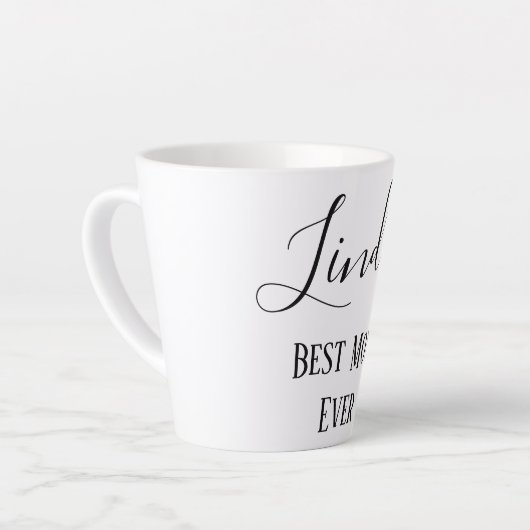 Klassiek beste mama ooit latte mok (Linkerhoek)