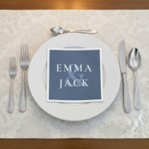 Klassiek Blauw Elegant Serif Lettertype modern amp