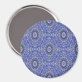 Klassiek blauw.... magneet (Voorkant / Achterkant)