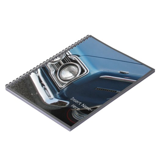 Klassiek blauw Notitieboek (Linkerzijde)