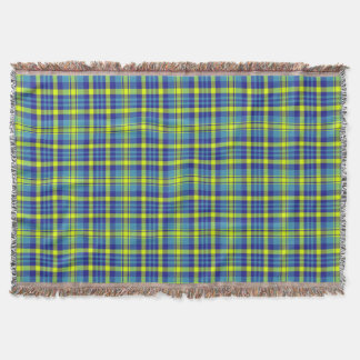 Klassiek blauw patroon deken