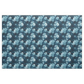 Klassiek blauw Roos patroon Stof (Fat Quarter)