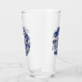 Klassiek blauw Willow China Design Glas (Rechts)