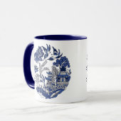 Klassiek blauw Willow China Design Mok (Voorkant links)
