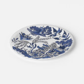 Klassiek blauw Willow China Design Papieren Bordje (Gekanteld)