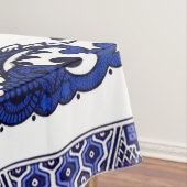 Klassiek blauw Willow China Design Tafelkleed (Voorbeeld)