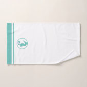 Klassiek Blauwgroen zeepaardje Bad Handdoek (Handdoek)