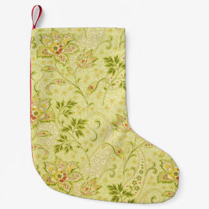 Klassiek bloemenbehang: oude elegantie kleine kerstsok
