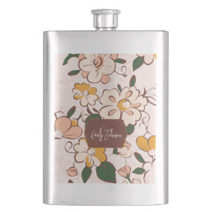 Klassiek Bloemmotief met Eigen Naam Flacon
