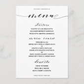 Klassiek  breedmenu menu (Voorkant)