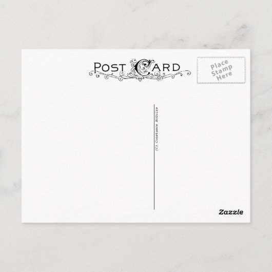 Klassiek Briefkaart (Achterkant)