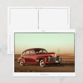 Klassiek Briefkaart: Pontiac Streamliner ,41 Briefkaart (Voorkant / Achterkant)