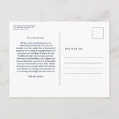 klassiek briefkaart voor huwelijksupdate (Achterkant)