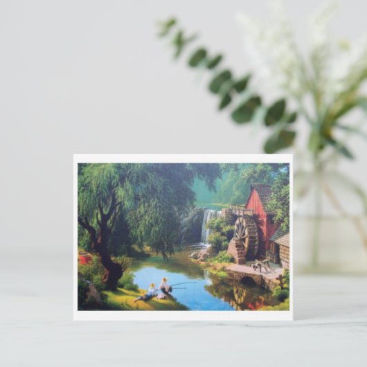 Klassiek Briefkaart voor schilderen (Staand voorkant)