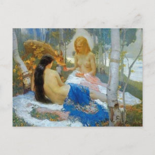 Klassiek Briefkaart voor schilderen