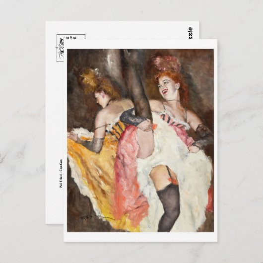 Klassiek Briefkaart voor schilderen (Voorkant / Achterkant)