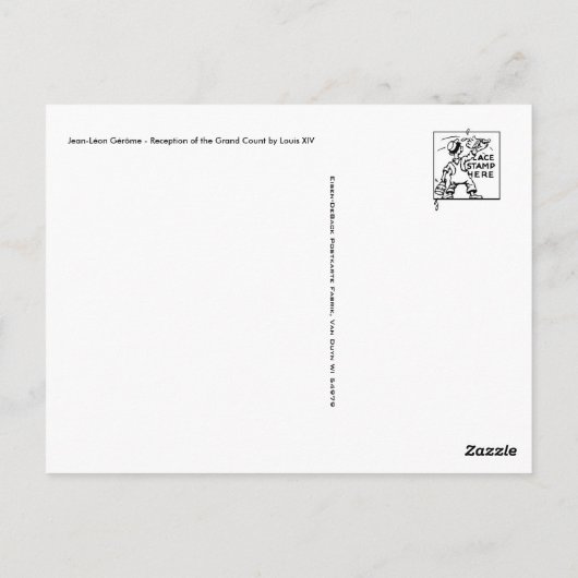 Klassiek Briefkaart voor schilderen (Achterkant)