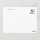 Klassiek Briefkaart voor schilderen (Achterkant)