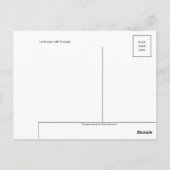 Klassiek Briefkaart voor schilderen (Achterkant)