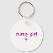 Klassiek Carny Meisje Sleutelhanger (Achterkant)