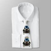 Klassiek carterpatroon #8 bij Garysretrogarage Stropdas (Gebonden)