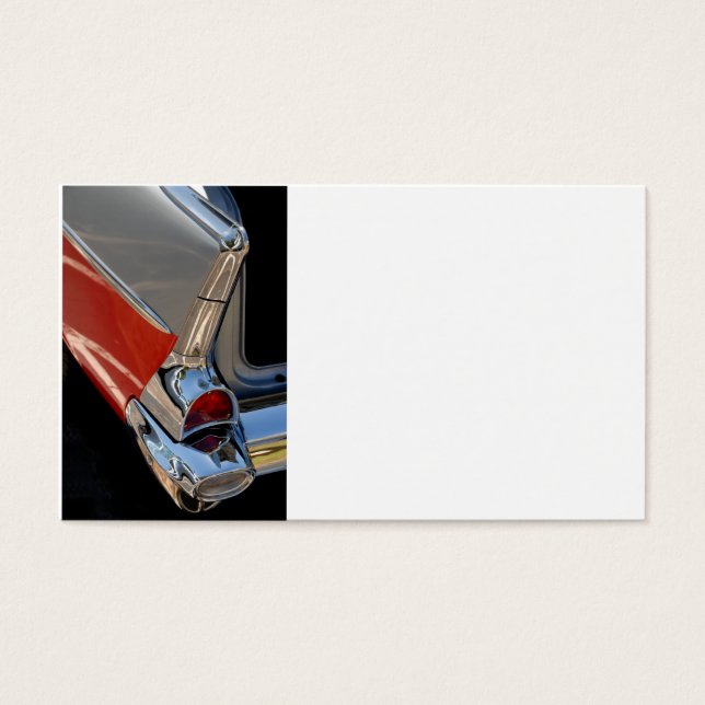 Klassiek Chevrolet auto ontwerp Visitekaartje (Voorkant)