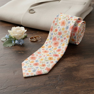 Klassiek chic bloemmotief stropdas