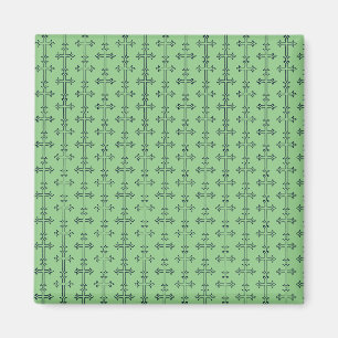 Klassiek Christelijk Kruis Minimalistische Kunst Magneet